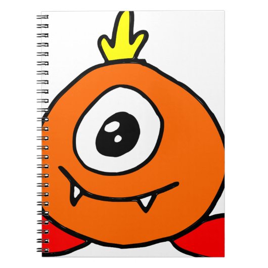 Carnet Alien mignon (Devant)