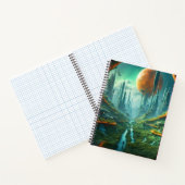 Carnet Alien Nature & Futuriste Ville Surreal Sci-Fi Art (Intérieur)