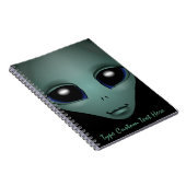Carnet Alien Personnalisé Cute ET Carnet (Côté Droit)