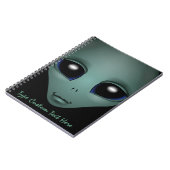 Carnet Alien Personnalisé Cute ET Carnet (Côté gauche)