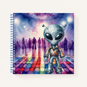 Carnet Alien Shiny Disco