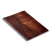 Carnet Aligator Classic Reptile en cuir (Faux) (Côté Droit)