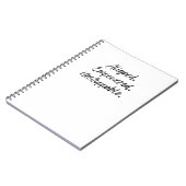 Carnet Alignés. Autonomisés. Inarrêtables. (Côté gauche)