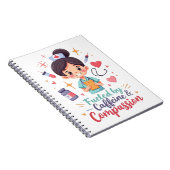 Carnet Alimenté par Caféine & Compassion - Cute Pastel (Côté Droit)