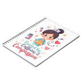 Carnet Alimenté par Caféine & Compassion - Cute Pastel (Côté gauche)