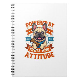 Carnet Alimenté par des friandises et attitude Bouledogue