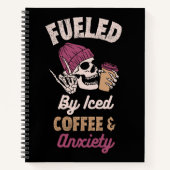 Carnet Alimenté Par Le Café Glacé Et L'Anxiété (Devant)