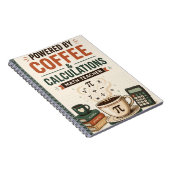 Carnet Alimenté par les calculs de café Prof de maths (Côté Droit)