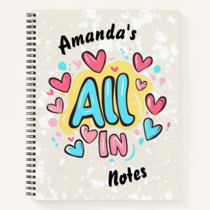 carnet "All In" Style Graffiti