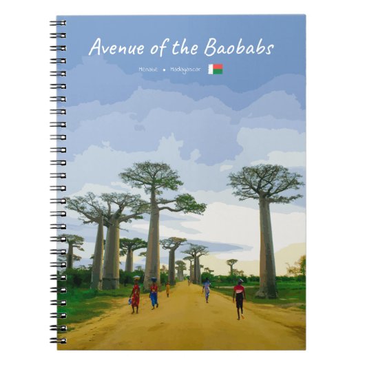 Carnet Allée des Baobabs, Madagascar - Paysage (Devant)