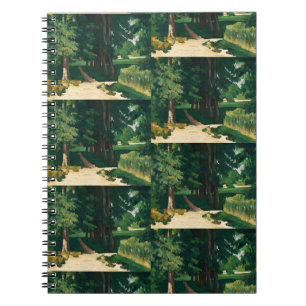 Carnet Allée du Jas de Bouffan, impression vintage de Céz