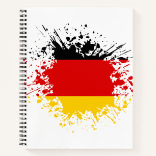 Carnet Allemagne Souvenir Landmark, Drapeau Deutschland V