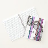 Carnet Aller avec le flux, personnalisé, dessin original (Intérieur)