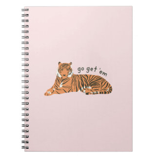 Carnet Allez chercher le portable "Em Tiger - Blush"