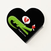 Carnet Alligator amoureux (Dos)