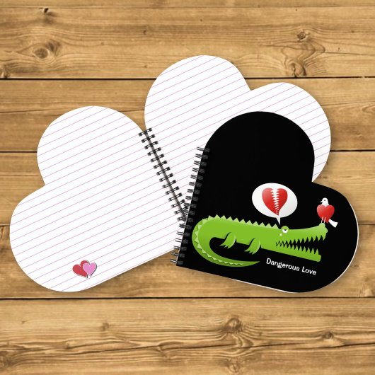 Carnet Alligator amoureux