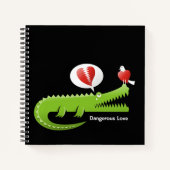 Carnet Alligator en amour (Devant)