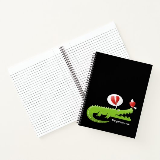 Carnet Alligator en amour (Intérieur)