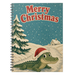 Carnet Alligator Icy Lane Animal Noël