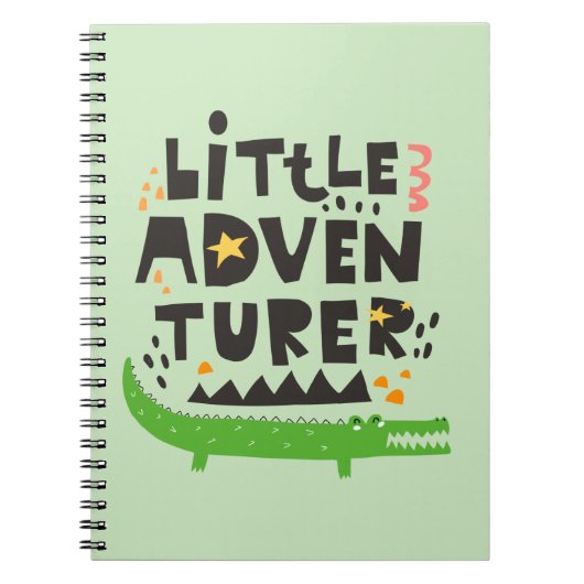 Carnet Alligator petit aventurier (Devant)