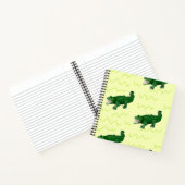 Carnet Alligator sur jaune (Intérieur)
