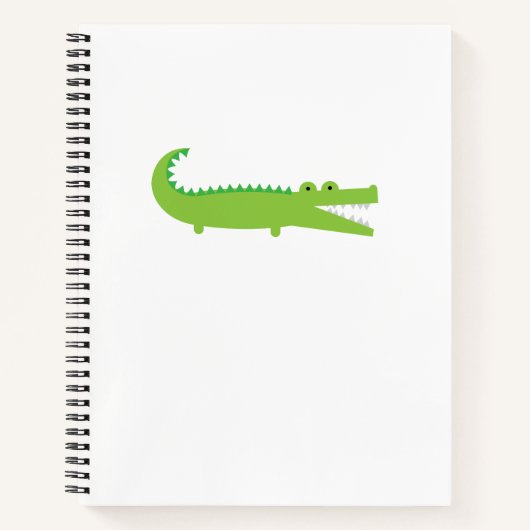 Carnet Alligator vert (Devant)
