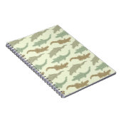 Carnet Alligators camouflage cool - motif sans couture. (Côté Droit)