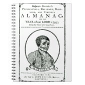 Carnet Almanach de Benjamin Banneker (Devant)