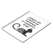 Carnet Almost all creativity implives purposeful play I (Côté gauche)