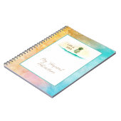Carnet Aloha Aquarelle Île aux ananas (Côté gauche)