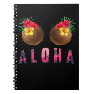 Carnet Aloha Funny Hawaii Funny Coconuts