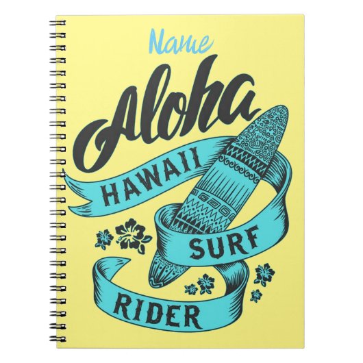 Carnet Aloha Hawaii Surf Rider Thunder_Cove (Devant)