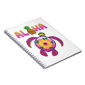 Carnet Aloha Hawaiian Honu Turtle (Côté Droit)