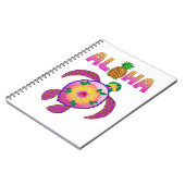 Carnet Aloha Hawaiian Honu Turtle (Côté gauche)