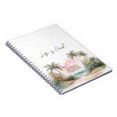 Carnet Aloha Plage tropicale Palmiers (Côté Droit)