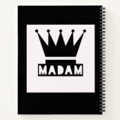 CARNET ALORS MADAM CLASSE PERSONNALISÉE NOTEBOOK (Dos)
