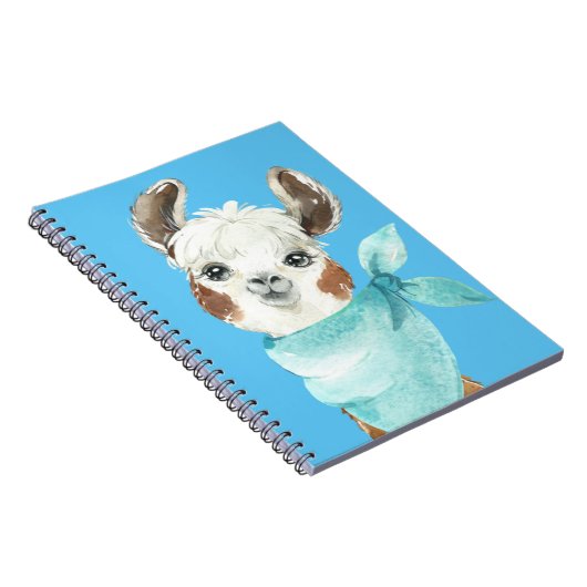 Carnet Alpaca dans une banane bleue (Côté Droit)