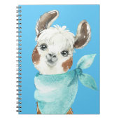Carnet Alpaca dans une banane bleue (Devant)