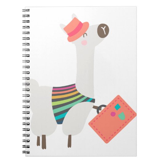Carnet Alpaca et valise (Devant)