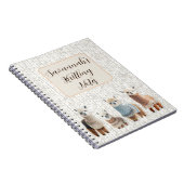 Carnet Alpacas in Sweaters Personalized Knitting (Côté Droit)