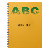 Carnet alphabet ABC (Devant)