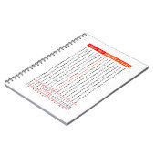 Carnet Alphabet amharique Langue éthiopienne (Côté gauche)