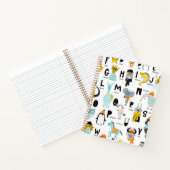 Carnet Alphabet animal mignon | Certains Ont Des Casquett (Intérieur)