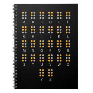 Carnet Alphabet braille Blind Art