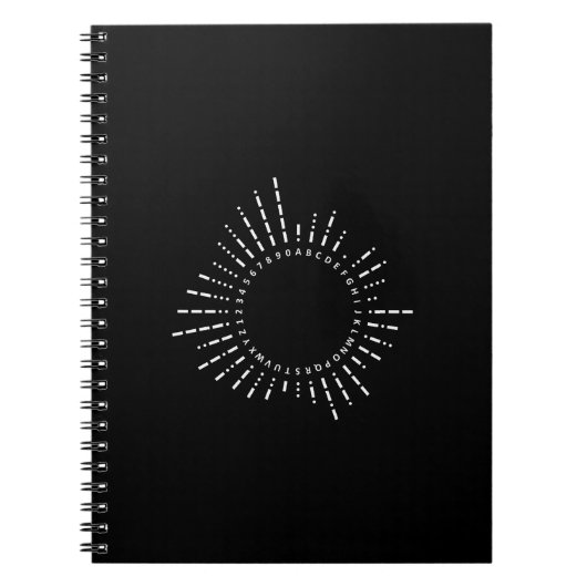 Carnet Alphabet Code Morse (Devant)