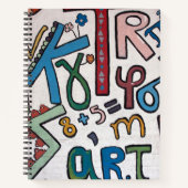 Carnet Alphabet coloré (Devant)