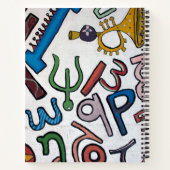 Carnet Alphabet coloré (Dos)