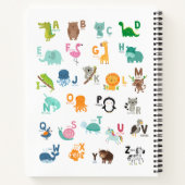 Carnet Alphabet de doodle animal (Dos)