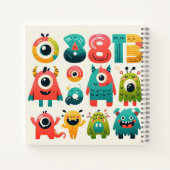 Carnet Alphabet des Monstres – Personnages de créatures l (Dos)