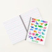 Carnet Alphabet Dinosaure Aquarelle Coloré Dino Enfants (Intérieur)